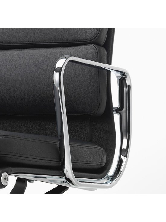 Vitra - Eames Soft Pad EA217 -työtuoli musta nahka/kiillotettu alumiini - BLACK | Stockmann - photo 6