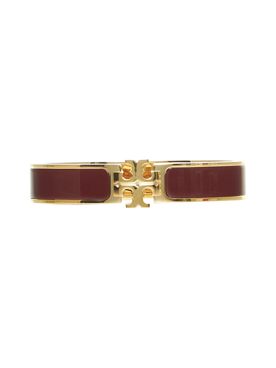Tory Burch - Icon Enamel -rannekoru - 705 TORY GOLD / BURGUNDY | Stockmann - photo 2
