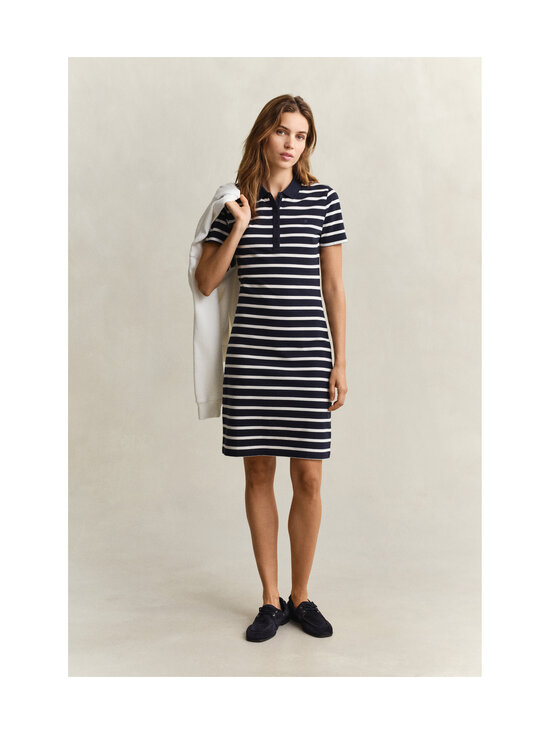 GANT - Slim Striped polo kleita - 433 EVENING BLUE | Stockmann - photo 2