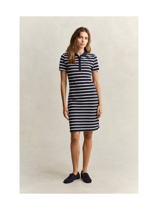 GANT - Slim Striped polo kleita - 433 EVENING BLUE | Stockmann - photo 4