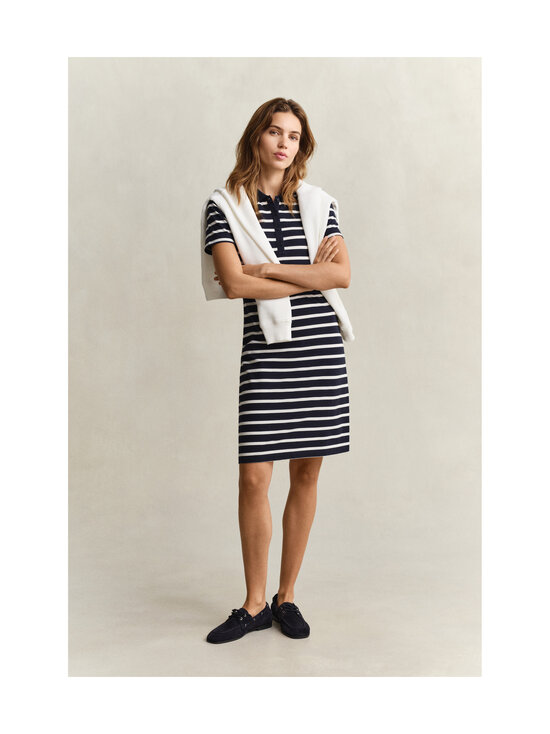 GANT - Slim Striped polo kleita - 433 EVENING BLUE | Stockmann - photo 5