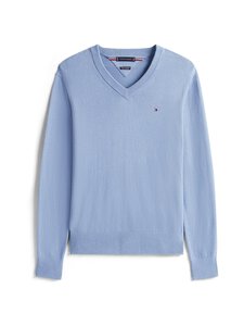 Tommy Hilfiger - Kampsun Cotton Cashmere - C2B BRISK BLUE Tommy Hilfiger - Kampsun Cotton Cashmere - C2B BRISK BLUE | Stockmann