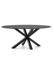 Kave Home - Argo-ruokapöytä - MUSTA | Stockmann