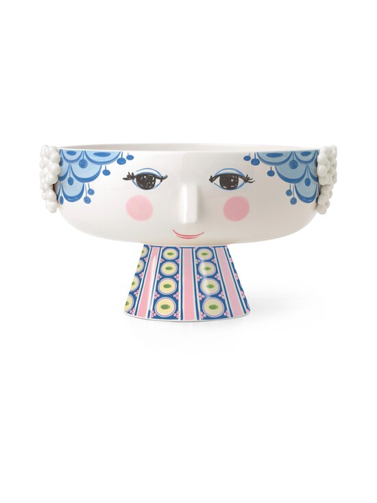 Bjørn Wiinblad - Eva Bowl On Stand -maljakko 24 cm - BLUE BLUE - photo 1 Bjørn Wiinblad - Eva Bowl On Stand -maljakko 24 cm - BLUE BLUE | Stockmann - photo 1