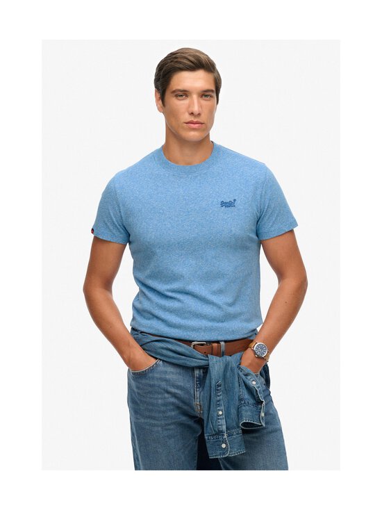 Superdry - T-särk Essential Logo Embroidery - 5ED BRIGHT BLUE GRIT | Stockmann - photo 2