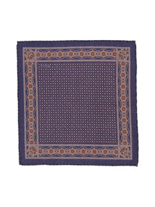 Eton - Two-Face Wool -taskuliina - 28 NAVY BLUE | Stockmann