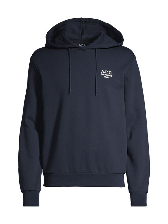 A.P.C - Rue Madame organiskās kokvilnas džemperis ar kapuci - TIQ DARK NAVY/ECRU - photo 1 A.P.C - Rue Madame organiskās kokvilnas džemperis ar kapuci - TIQ DARK NAVY/ECRU | Stockmann - photo 1