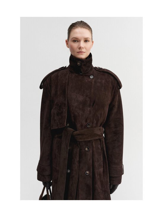 Almada Label - Sienna Suede -trenssitakki - CHOCOLATE - photo 3 Almada Label - Sienna Suede -trenssitakki - CHOCOLATE | Stockmann - photo 3