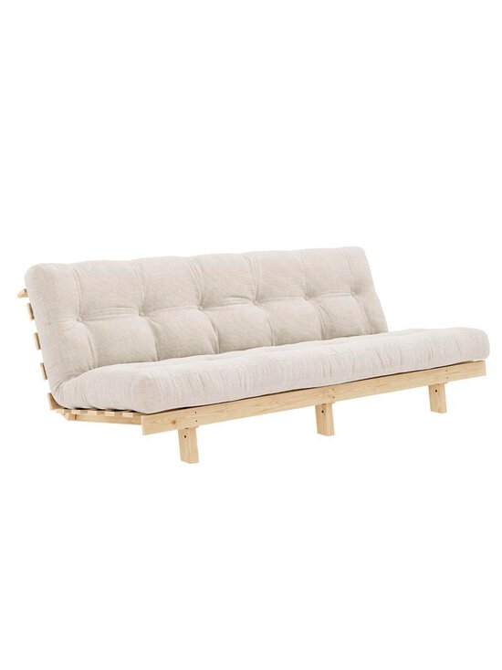 Karup - Lean-futonsohva Corduroy-kangas ivory/mänty L 190 cm - WHITE | Stockmann - photo 1