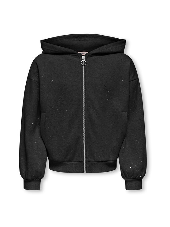 KIDS ONLY - KogOlivia Glitter -collegehuppari - BLACK DETAIL:SILVER GLITTER | Stockmann - photo 1