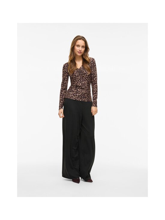 Vila - Vileoa-leveälahkeiset housut - BLACK | Stockmann - photo 5