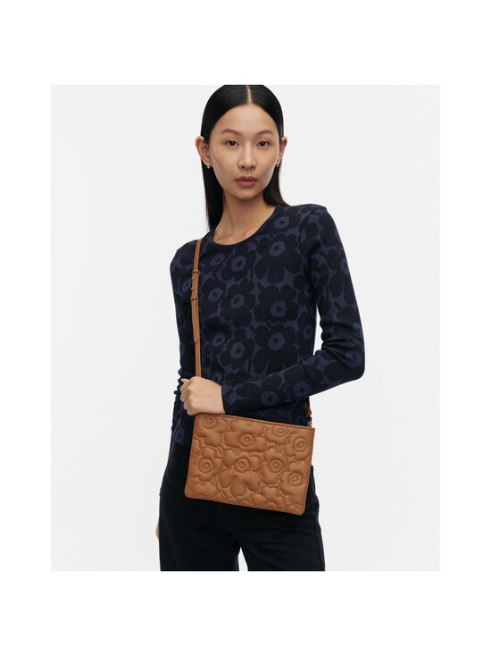 Marimekko - Vieno Unikko -olkalaukku - 888 BROWN | Stockmann - photo 3