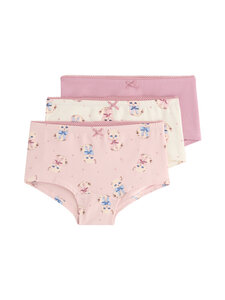 Lindex - Hipster apakšbikses, 3 iepak. - 6928 PINK | Stockmann