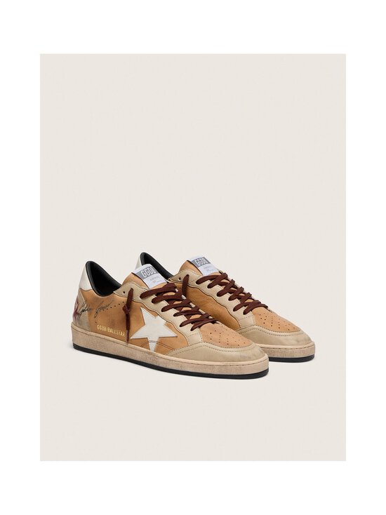 GOLDEN GOOSE - Ballstar-nahkasneakerit - SAND/MILK | Stockmann - photo 4