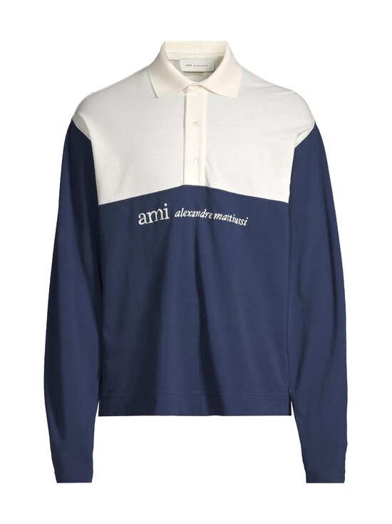 Ami - Boxy Fit -pikeepaita - BLANC CREME/ENCRE | Stockmann - photo 1