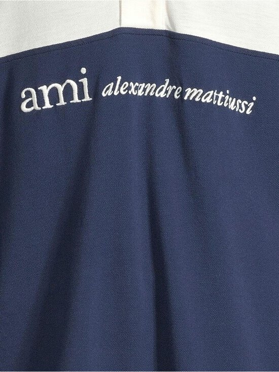 Ami - Boxy Fit -pikeepaita - BLANC CREME/ENCRE | Stockmann - photo 5