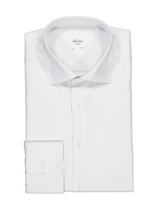 Stenströms - Slimline-kauluspaita - 303 LIGHT GREY CHECK | Stockmann