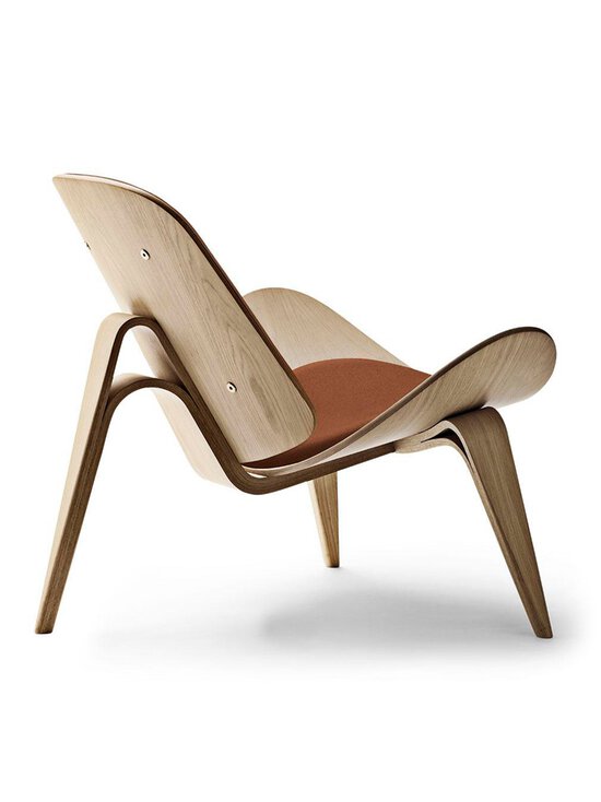 Carl Hansen&Son - CH07-nojatuoli valkoöljytty tammi/keskiruskea nahka - BEIGE | Stockmann - photo 2