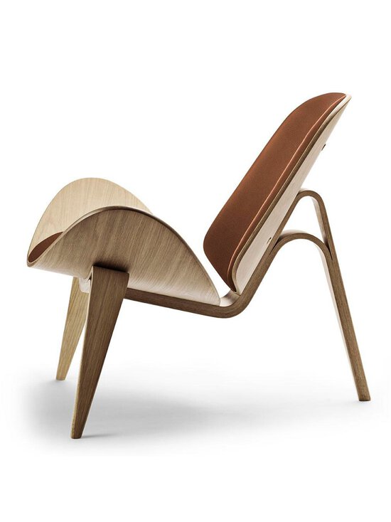 Carl Hansen&Son - CH07-nojatuoli valkoöljytty tammi/keskiruskea nahka - BEIGE | Stockmann - photo 3