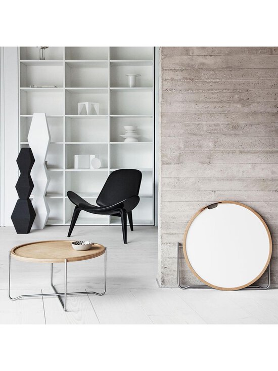 Carl Hansen&Son - CH07-nojatuoli valkoöljytty tammi/keskiruskea nahka - BEIGE | Stockmann - photo 4