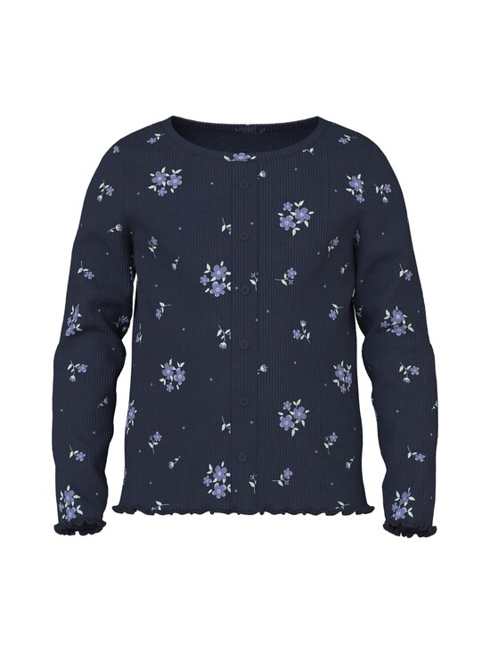 Name It - NmfVemia Slim -trikoopaita - NAVY BLAZER AOP:BLOSSOM AOP | Stockmann - photo 1