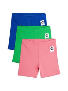 Mini Rodini - Solid Bike -shortsit 3-pack - MULTI | Stockmann