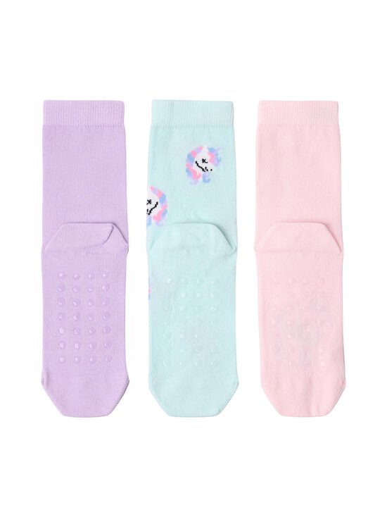 Lindex - Unicorn-sukat 3 -pack - 6666 LIGHT PINK | Stockmann - photo 2
