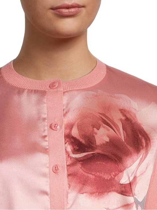 Ted Baker London - Ilyna Floral -neuletakki - CORAL | Stockmann - photo 4