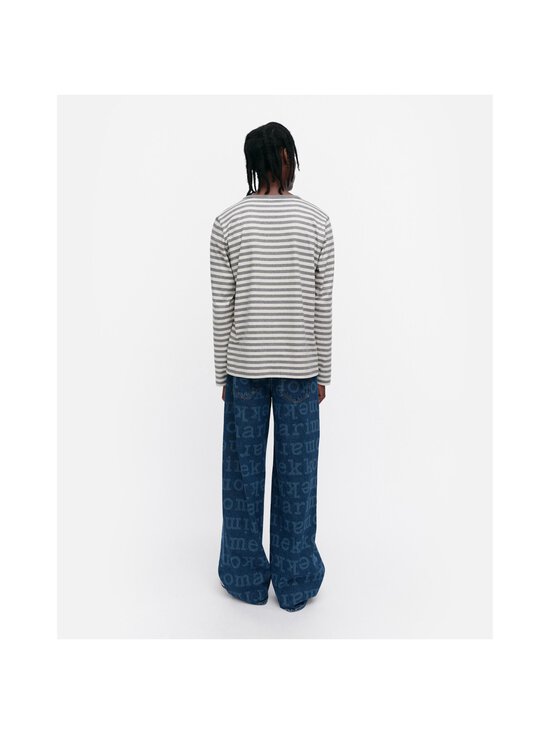 Marimekko - Tasaraita Unisex Unikko Kioski -trikoopaita - 894 GREY MELANGE, OFF WHITE - photo 2 Marimekko - Tasaraita Unisex Unikko Kioski -trikoopaita - 894 GREY MELANGE, OFF WHITE | Stockmann - photo 2