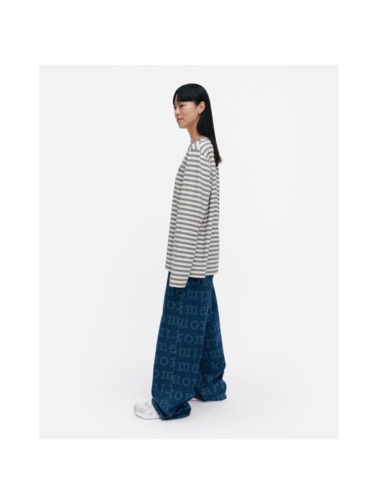 Marimekko - Tasaraita Unisex Unikko Kioski -trikoopaita - 894 GREY MELANGE, OFF WHITE - photo 8 Marimekko - Tasaraita Unisex Unikko Kioski -trikoopaita - 894 GREY MELANGE, OFF WHITE | Stockmann - photo 8