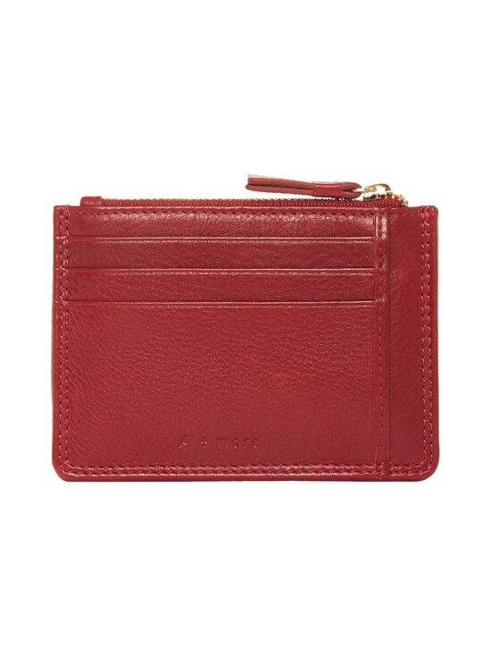 A+more - Nahast kaarditasku Niny 12 x 9 cm - RED | Stockmann - photo 1