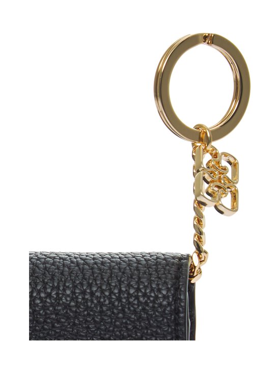 Ganni - Bou With Flap Grained Gold -korttilompakko - 099 BLACK | Stockmann - photo 4