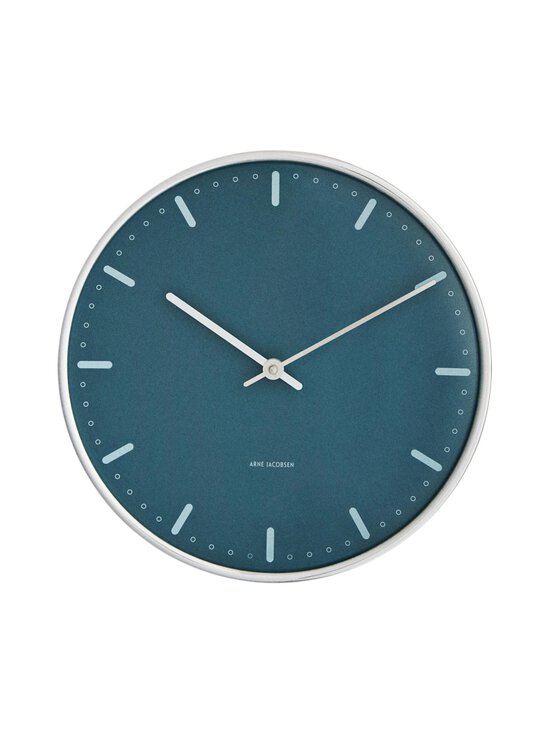 Arne Jacobsen - City Hall Wall -kello Ø 29 - BLUE | Stockmann - photo 1