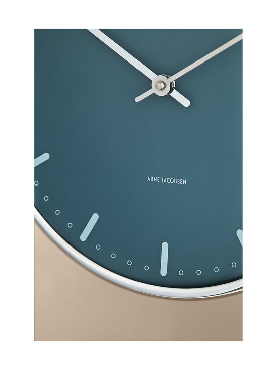 Arne Jacobsen - City Hall Wall -kello Ø 29 - BLUE | Stockmann - photo 3