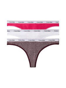 Calvin Klein Underwear - Thong apakšbikses 3 gab. - 320 INNUENDO/STENCIL HEART+DARK BERRY/C | Stockmann