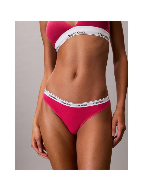 Calvin Klein Underwear - Thong apakšbikses 3 gab. - 320 INNUENDO/STENCIL HEART+DARK BERRY/C | Stockmann - photo 4