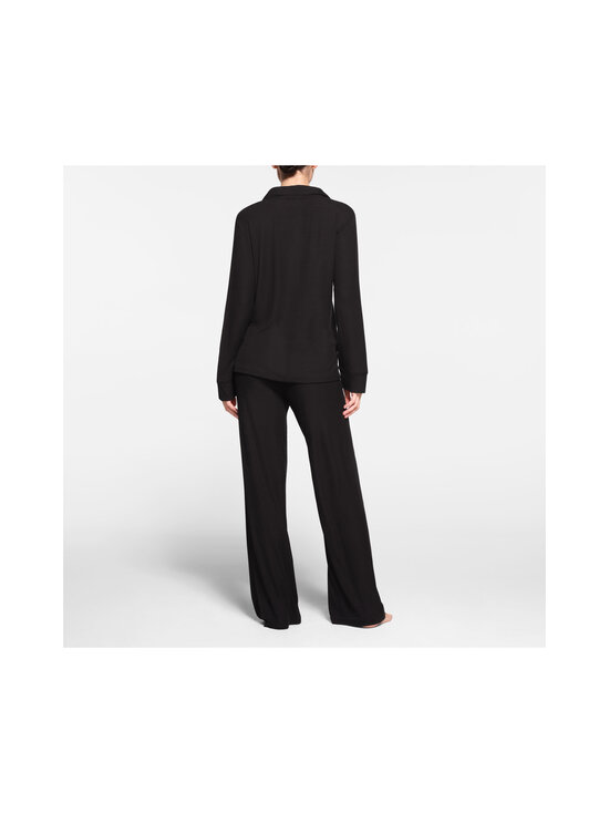 SKIMS - Soft Lounge Rib Sleep Set - pyjama 2-osainen - ONYX | Stockmann - photo 3