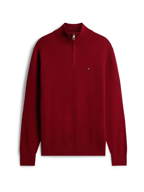 Tommy Hilfiger - Pima Cotton Cashmere Mock Neck -neule - XIT REGATTA RED | Stockmann - photo 1