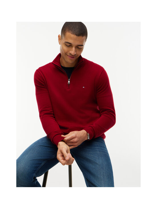 Tommy Hilfiger - Pima Cotton Cashmere Mock Neck -neule - XIT REGATTA RED | Stockmann - photo 2
