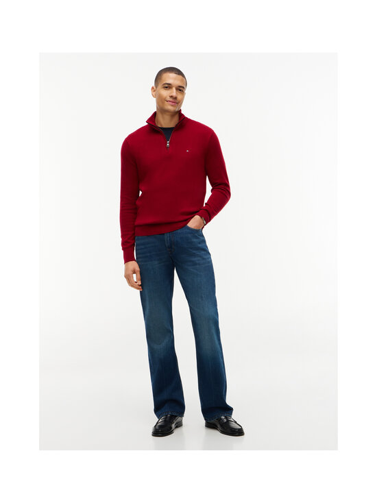 Tommy Hilfiger - Pima Cotton Cashmere Mock Neck -neule - XIT REGATTA RED | Stockmann - photo 4