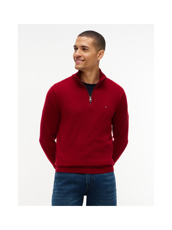 Tommy Hilfiger - Pima Cotton Cashmere Mock Neck -neule - XIT REGATTA RED | Stockmann - photo 5