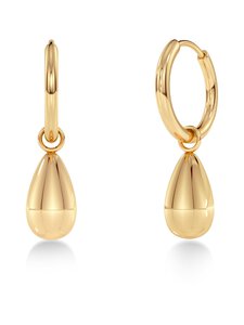 Edblad - Drop Mini Hoops apzeltīti auskari - GOLD | Stockmann
