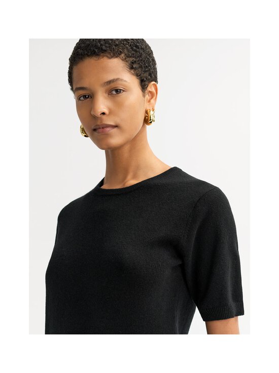 Soft Goat - Crewneck- lyhythihainen neulepusero - BLACK | Stockmann - photo 3