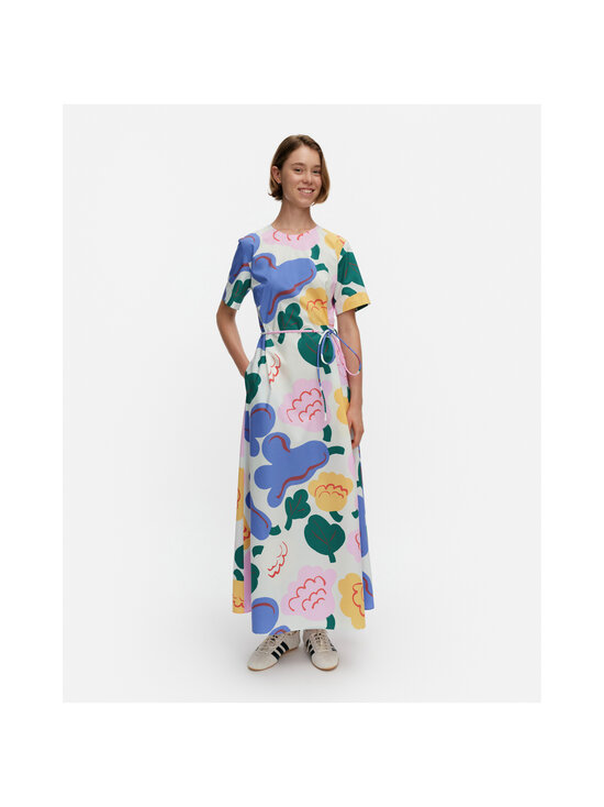 Marimekko - Asetelma Kukasta Kukkaan -mekko - 763 LIGHT GREEN GREEN BLUE | Stockmann - photo 3
