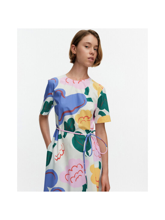 Marimekko - Asetelma Kukasta Kukkaan -mekko - 763 LIGHT GREEN GREEN BLUE | Stockmann - photo 6