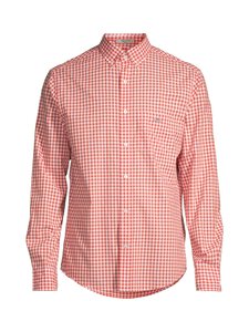 GANT - Regular Fit Classic Gingham Poplin -kaluluspaita - 845 DEEP ORANGE GANT - Regular Fit Classic Gingham Poplin -kaluluspaita - 845 DEEP ORANGE | Stockmann