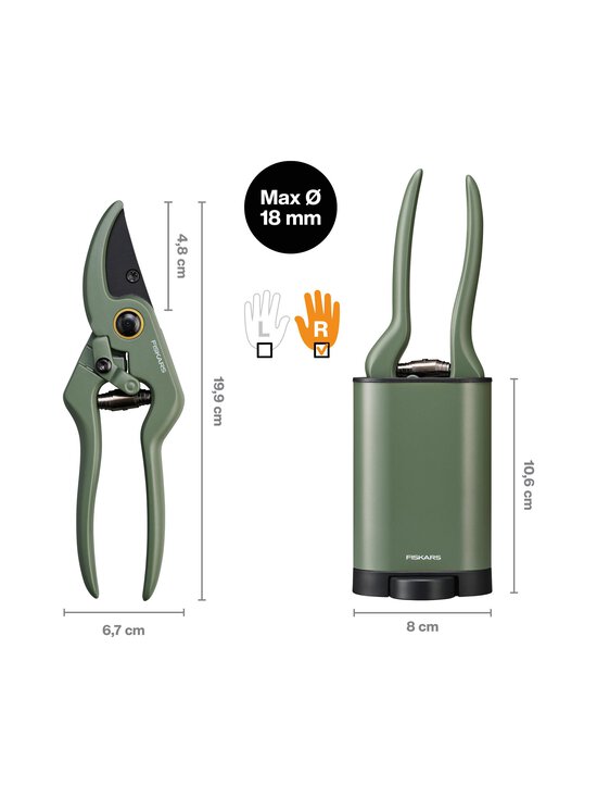 Fiskars - Plant Care -puutarhaleikkurit - GREEN | Stockmann - photo 5