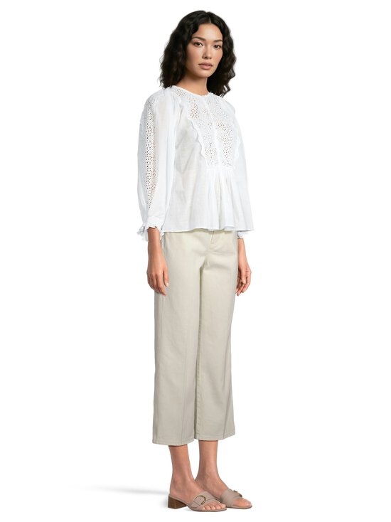 by TiMo - Cotton Slub -pusero - 001 - WHITE | Stockmann - photo 4