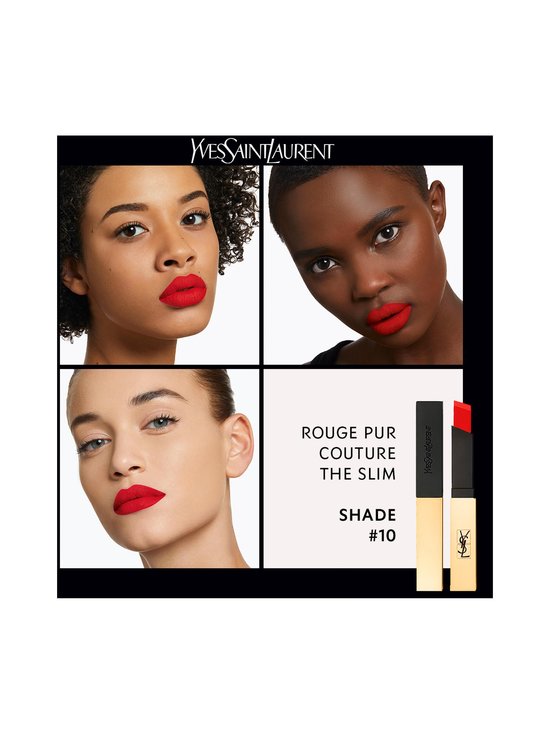 Yves Saint Laurent - Rouge Pur Couture The Slim Lipstick -huulipuna - 10 CORAIL ANTINOMIQUE - photo 6 Yves Saint Laurent - Rouge Pur Couture The Slim Lipstick -huulipuna - 10 CORAIL ANTINOMIQUE | Stockmann - photo 6