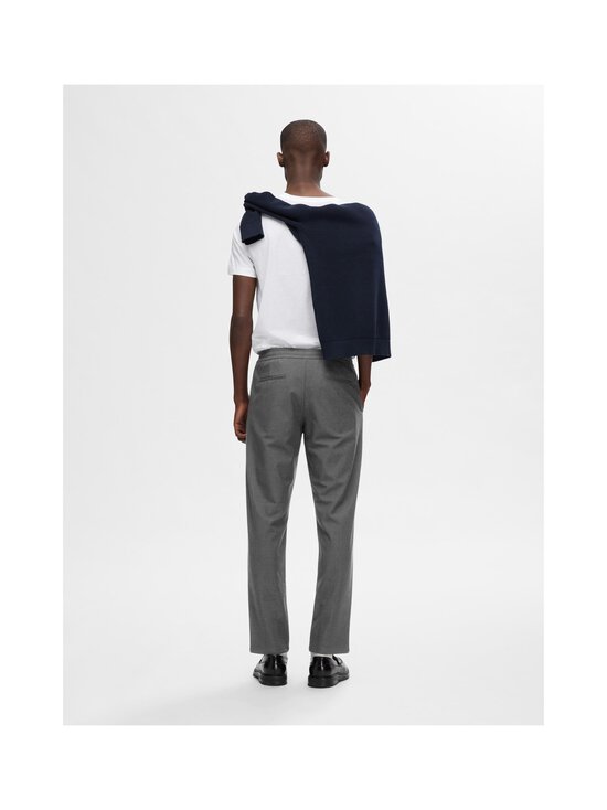 Selected - Straight Robert String -housut - GREY MELANGE | Stockmann - photo 3